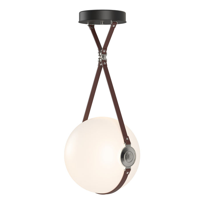 Hubbardton Forge 131042-LED-STND-10-24-LB-NL-GG0680 LED Pendant, Black