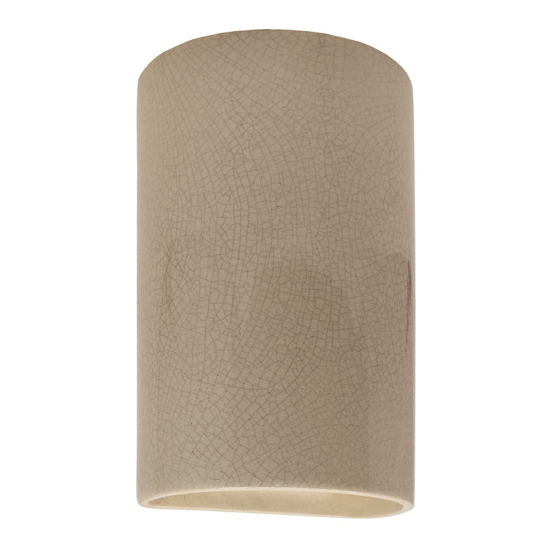 Justice Designs CER-1260-CKS-LED1-1000 LED Lantern, Sienna Brown Crackle