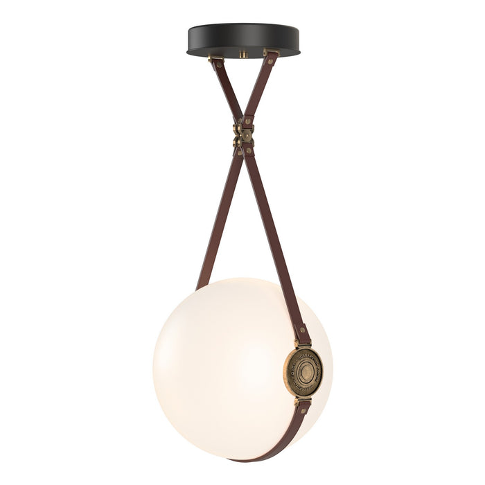 Hubbardton Forge 131042-LED-STND-10-27-LB-HF-GG0680 LED Pendant, Black