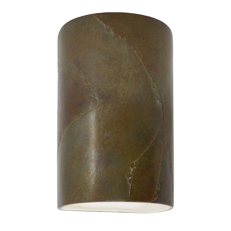Justice Designs CER-1260W-SLTR Lantern, Tierra Red Slate