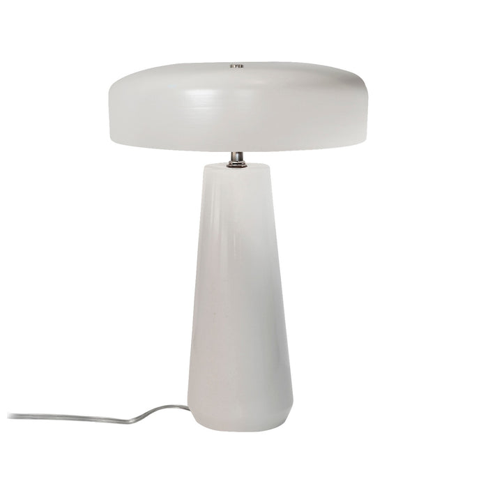 Justice Designs CER-2535-MTGD Two Light Portable, Matte White with Champagne Gold internal