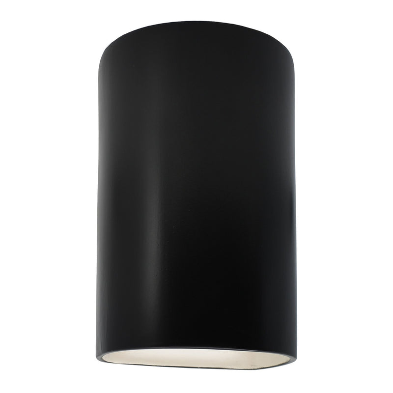 Justice Designs CER-5260-CRB Wall Sconce, Carbon - Matte Black