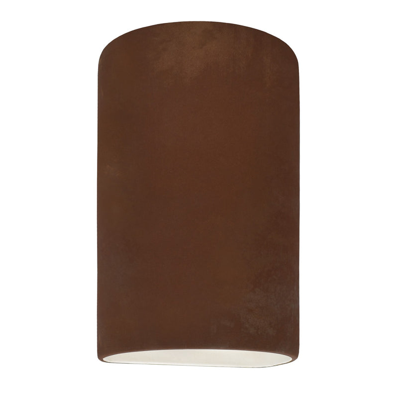 Justice Designs CER-5260-RRST Wall Sconce, Real Rust