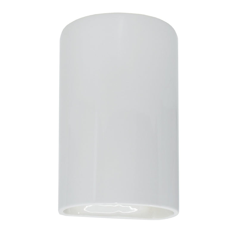 Justice Designs CER-5260-WHT Wall Sconce, Gloss White