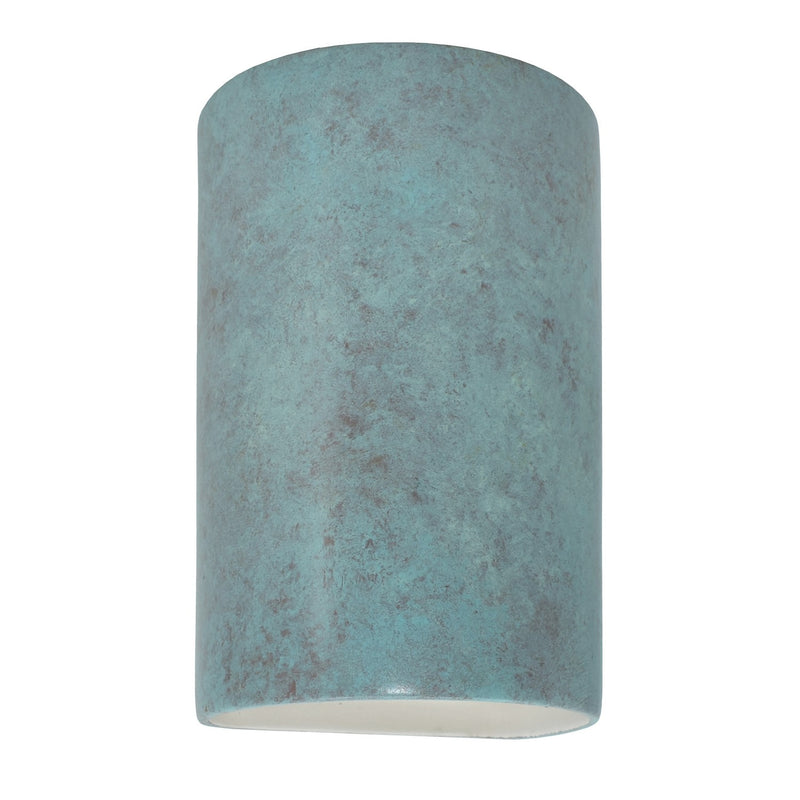 Justice Designs CER-5265-PATV Wall Sconce, Verde Patina