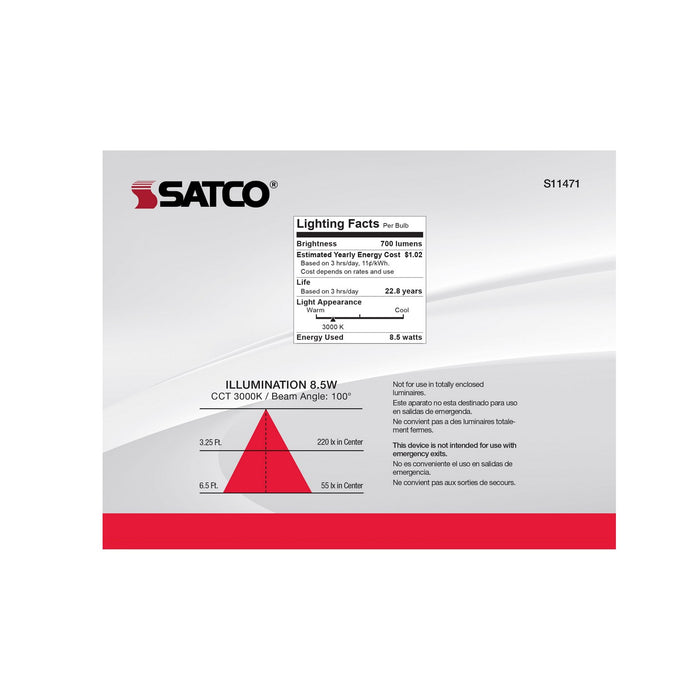 Satco S11471 Light Bulb, Frost
