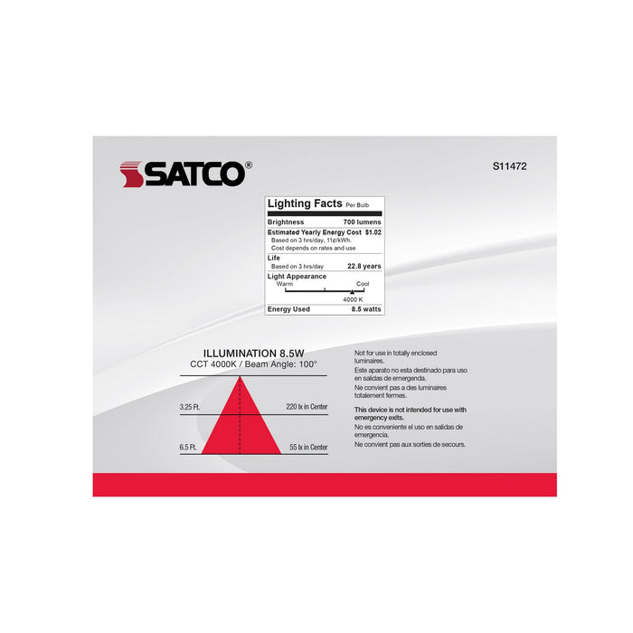 Satco S11472 Light Bulb, Frost