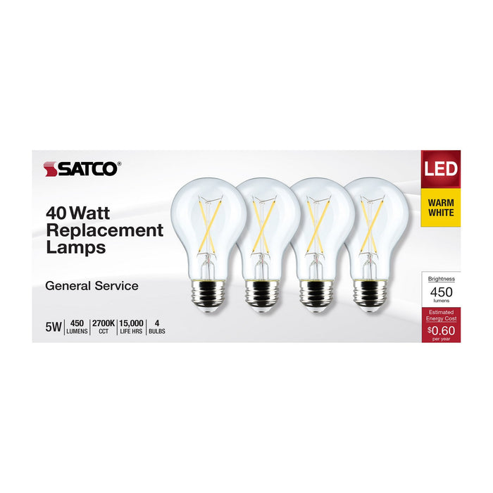 Satco S12460 Light Bulb, Clear