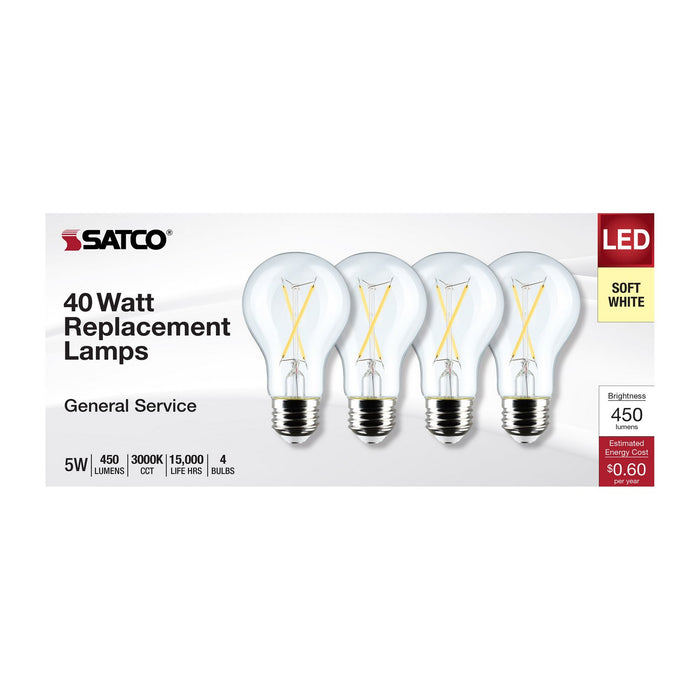 Satco S12461 Light Bulb, Clear