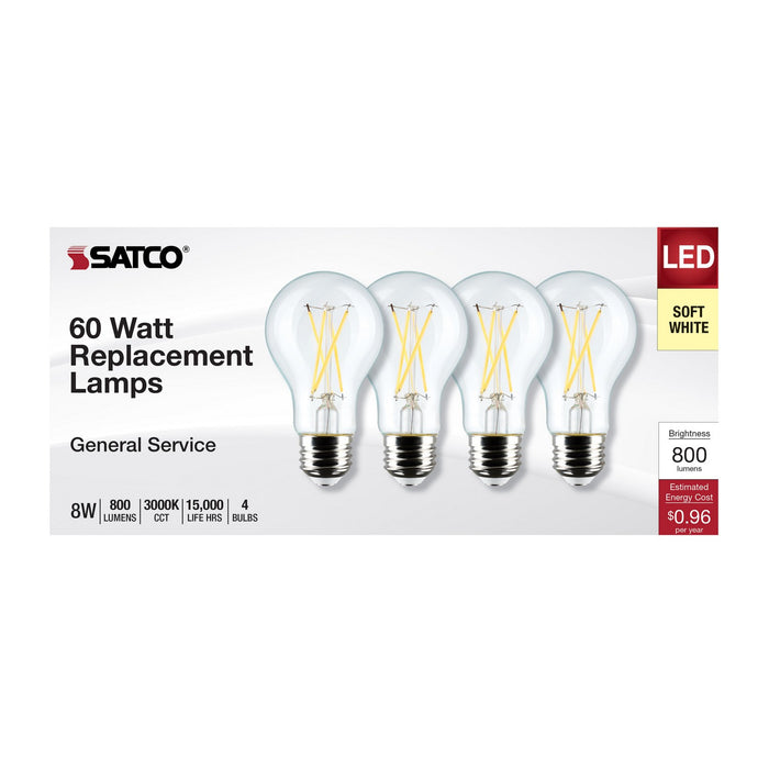 Satco S12463 Light Bulb, Clear