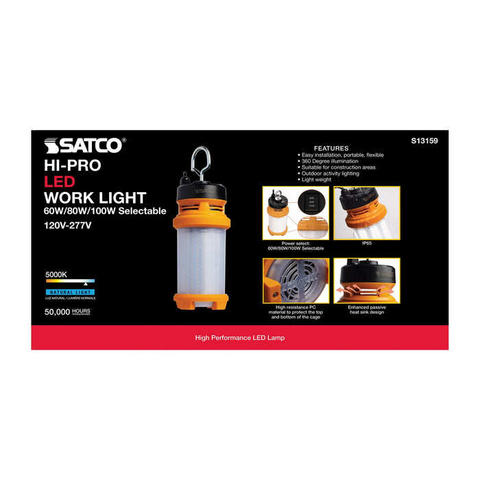 Satco S13159 LED Lamp, Yellow