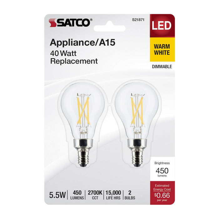 Satco S21871 Light Bulb, Clear