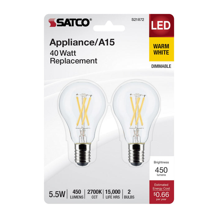 Satco S21872 Light Bulb, Clear