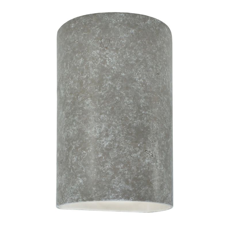 Justice Designs CER-5265-TRAM-LED2-2000 LED Wall Sconce, Mocha Travertine