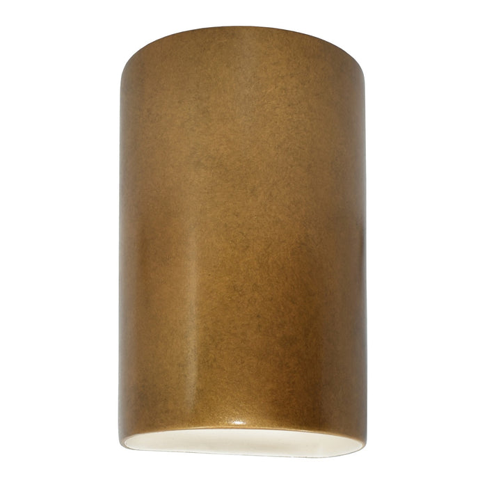 Justice Designs CER-5265W-ANTG LED Wall Sconce, Antique Gold