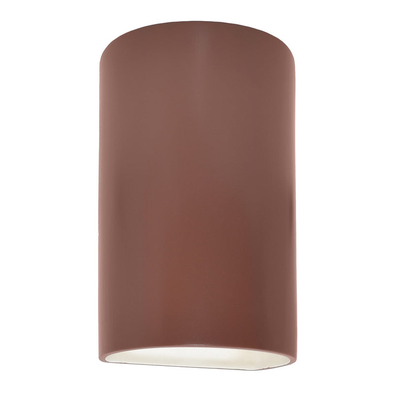 Justice Designs CER-5265W-CLAY LED Wall Sconce, Canyon Clay