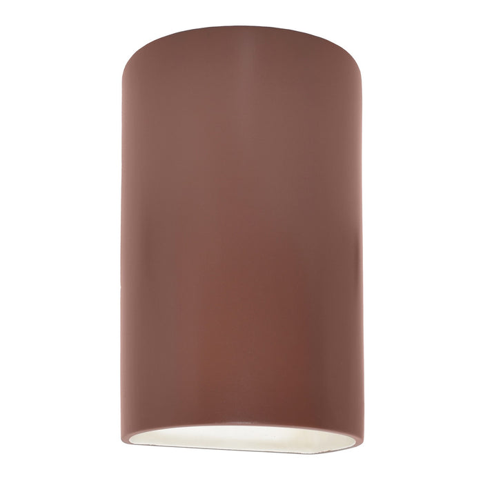 Justice Designs CER-5265W-CLAY LED Wall Sconce, Canyon Clay