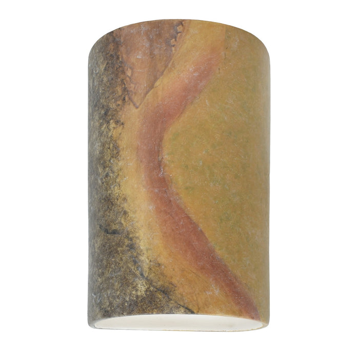 Justice Designs CER-5265W-SLHY LED Wall Sconce, Harvest Yellow Slate