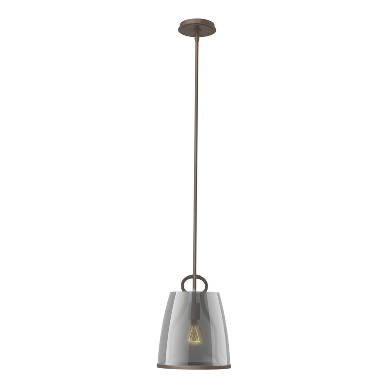Hubbardton Forge 131065-SKT-MULT-05-PS0721 One Light Pendant, Bronze
