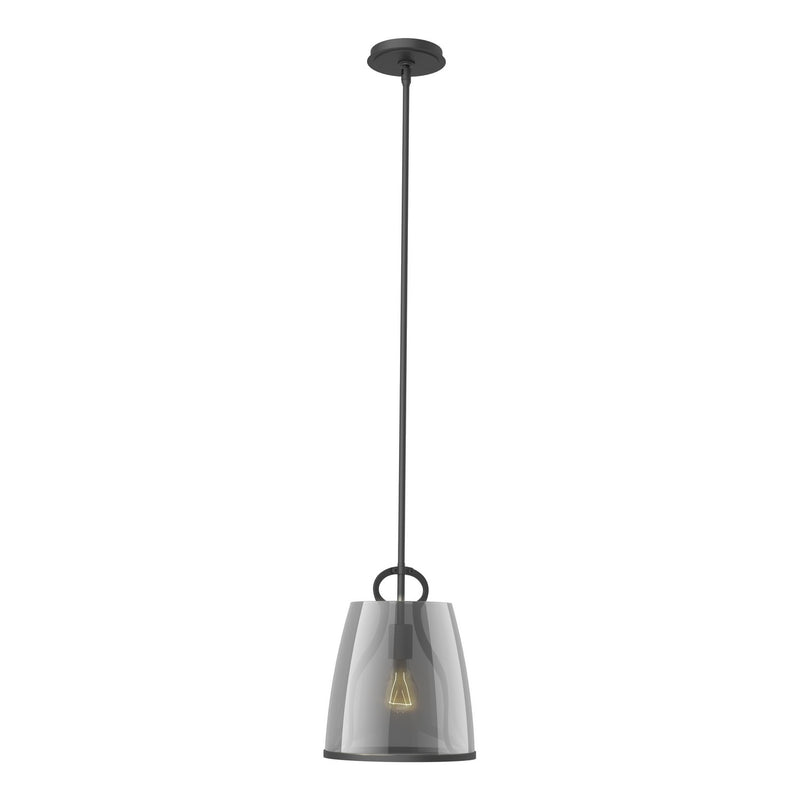 Hubbardton Forge 131065-SKT-MULT-10-PS0721 One Light Pendant, Black