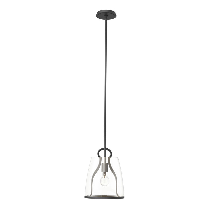 Hubbardton Forge 131065-SKT-MULT-10-ZM0721 One Light Pendant, Black