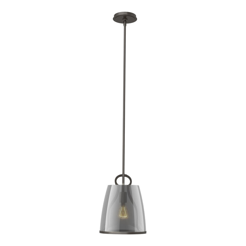 Hubbardton Forge 131065-SKT-MULT-14-PS0721 One Light Pendant, Oil Rubbed Bronze