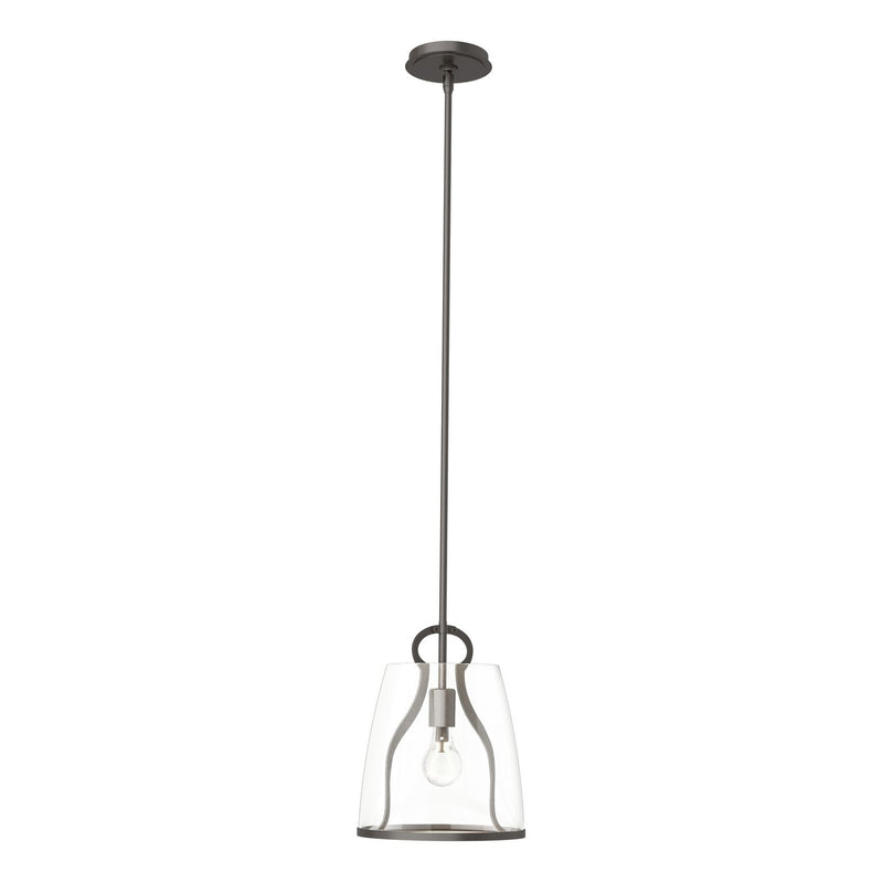 Hubbardton Forge 131065-SKT-MULT-14-ZM0721 One Light Pendant, Oil Rubbed Bronze
