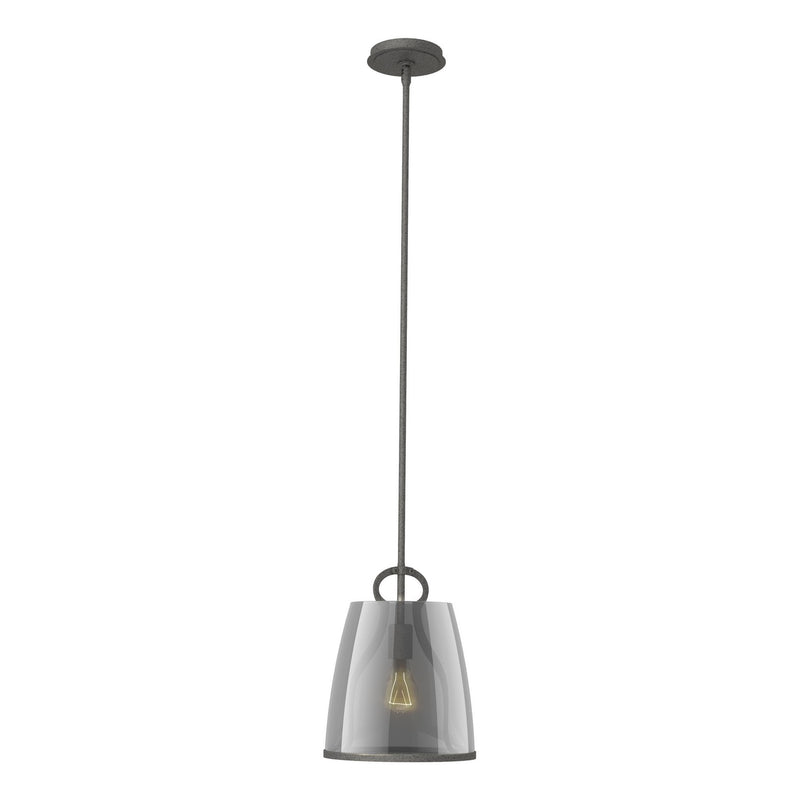 Hubbardton Forge 131065-SKT-MULT-20-PS0721 One Light Pendant, Natural Iron