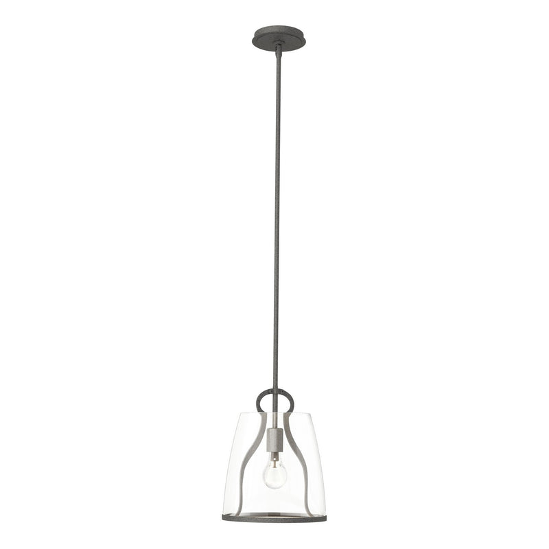 Hubbardton Forge 131065-SKT-MULT-20-ZM0721 One Light Pendant, Natural Iron