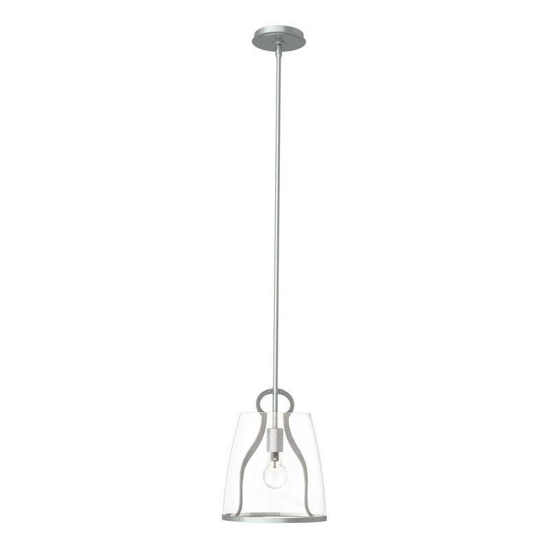 Hubbardton Forge 131065-SKT-MULT-82-ZM0721 One Light Pendant, Vintage Platinum