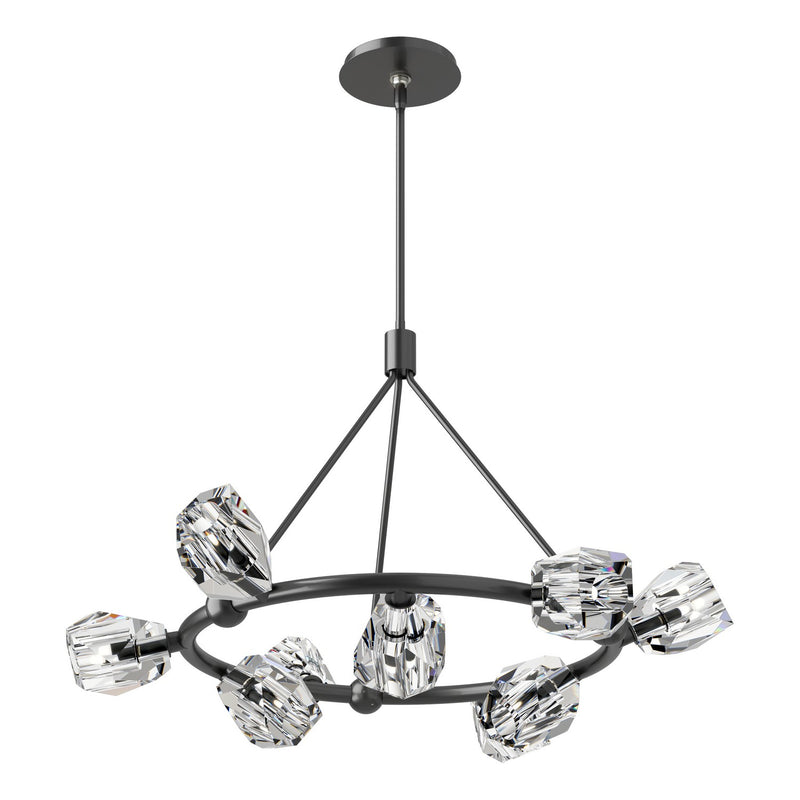 Hubbardton Forge 131067-SKT-MULT-89-CR Nine Light Pendant, Ink