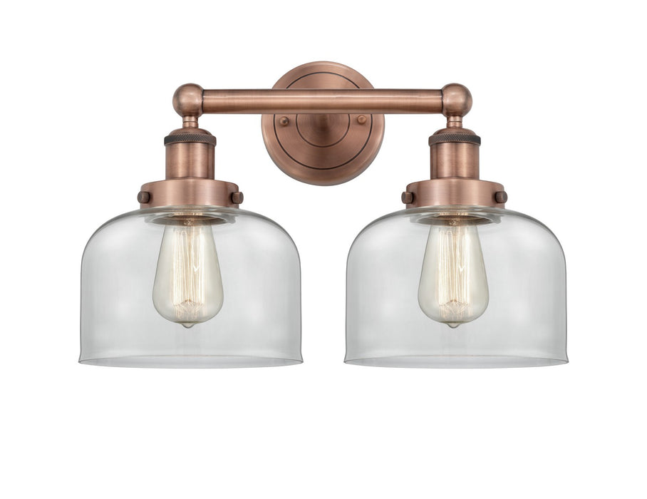 Innovations 616-2W-AC-G72 Two Light Bath Vanity, Antique Copper