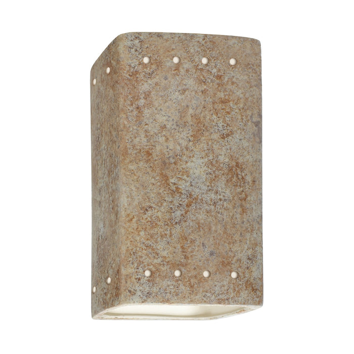 Justice Designs CER-5920W-NAVR Wall Sconce, Navarro Red