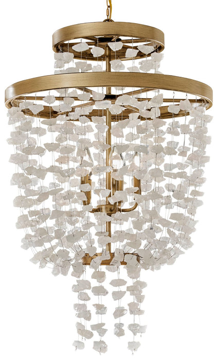 Metropolitan N6895-898 Five Light Pendant, Harvest Gold (Painted)