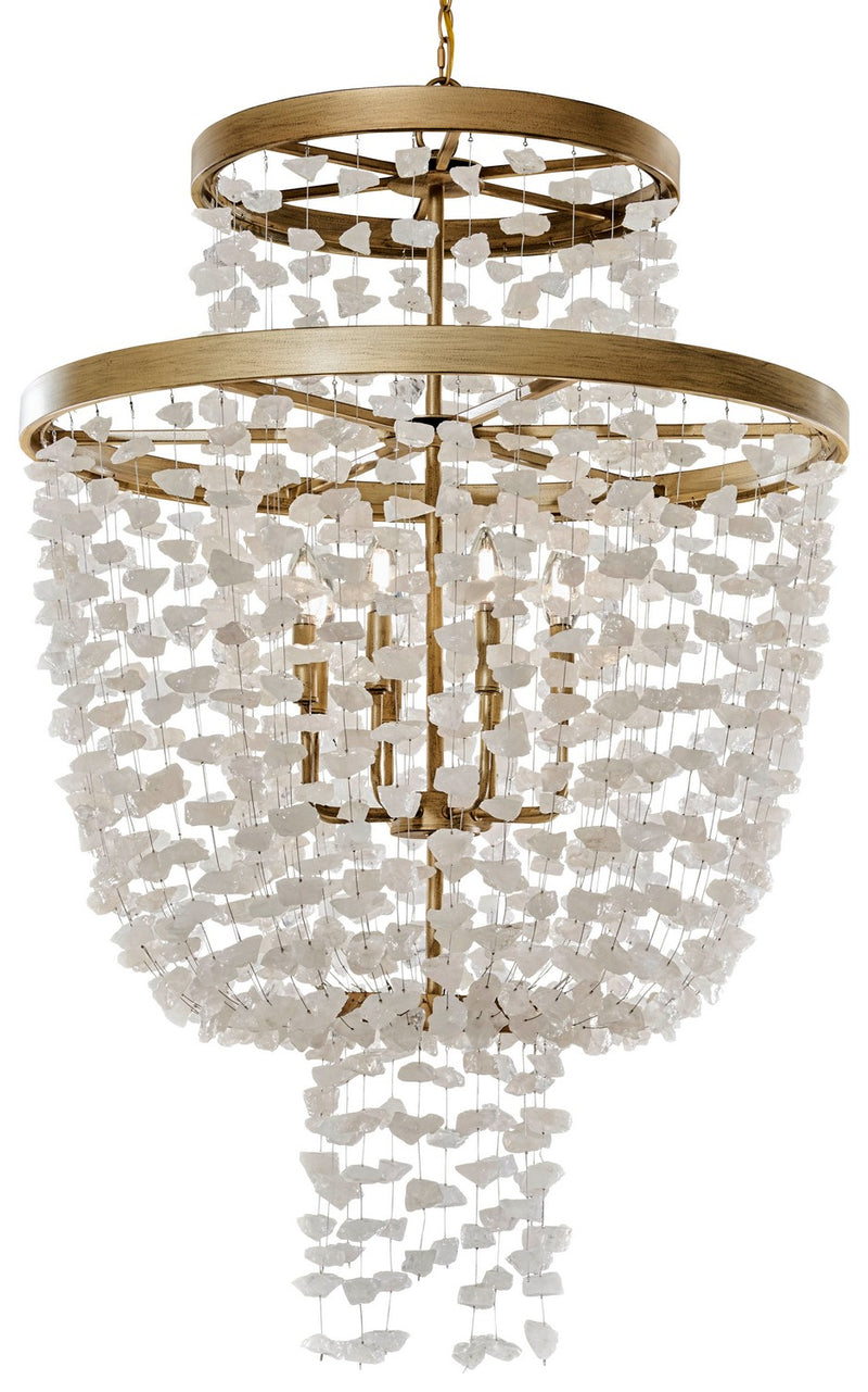 Metropolitan N6897-898 Eight Light Pendant, Harvest Gold (Painted)
