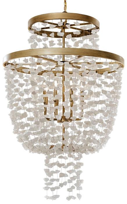 Metropolitan N6897-898 Eight Light Pendant, Harvest Gold (Painted)