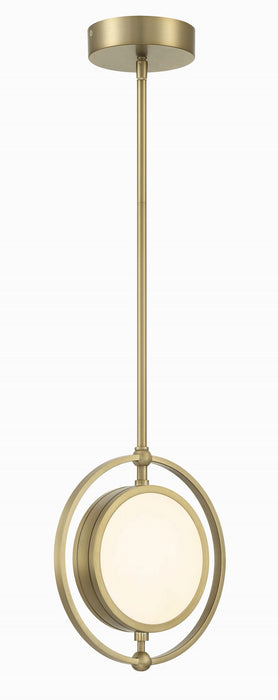 Metropolitan N7671-695-L LED Pendant, Soft Brass