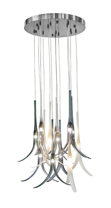 Metropolitan N9494 13 Light Pan Pendant, Brushed Nickel