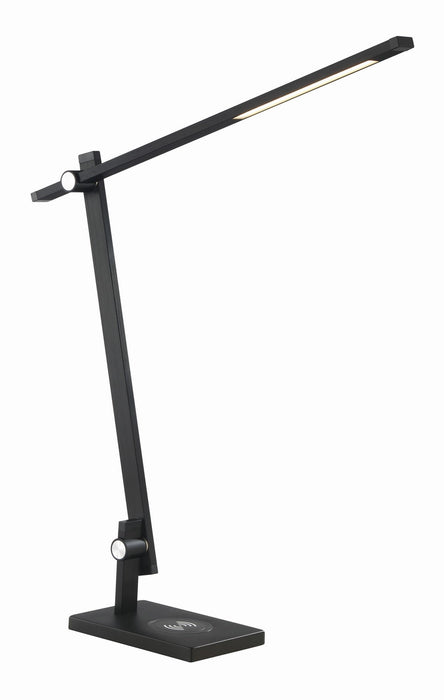 George Kovacs P081-66F-L LED Table Lamp, Anodized Brush Coal