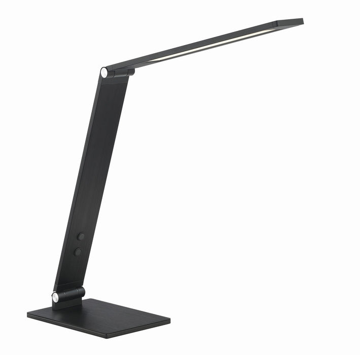 George Kovacs P083-66F-L LED Table Lamp, Anodized Brush Coal