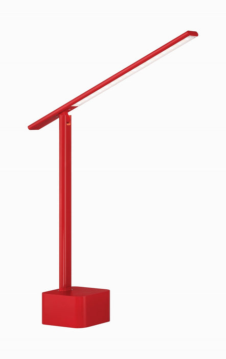 George Kovacs P085-640B-L LED Table Lamp, Gloss Red