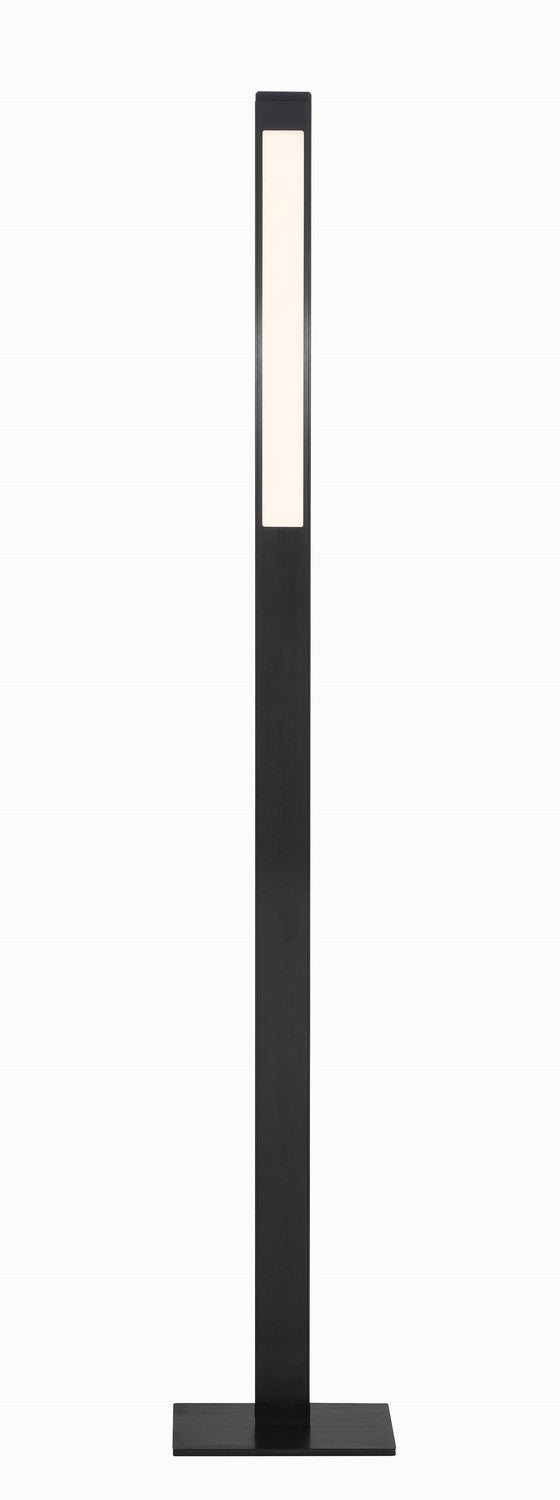 George Kovacs P086-66F-L LED Floor Lamp, Anodized Brush Coal