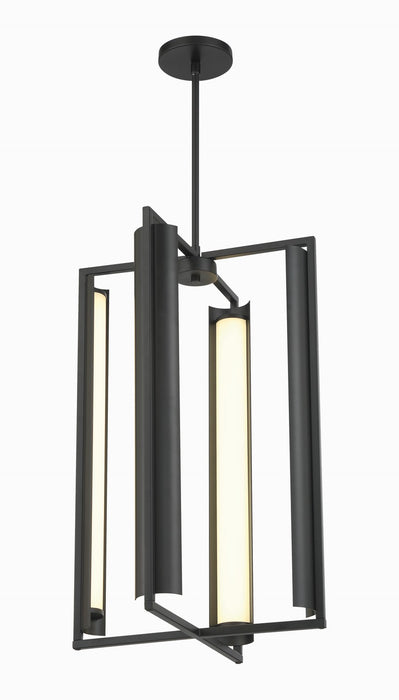 George Kovacs P1555-66A-L LED Pendant, Coal