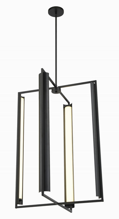 George Kovacs P1556-66A-L LED Pendant, Coal