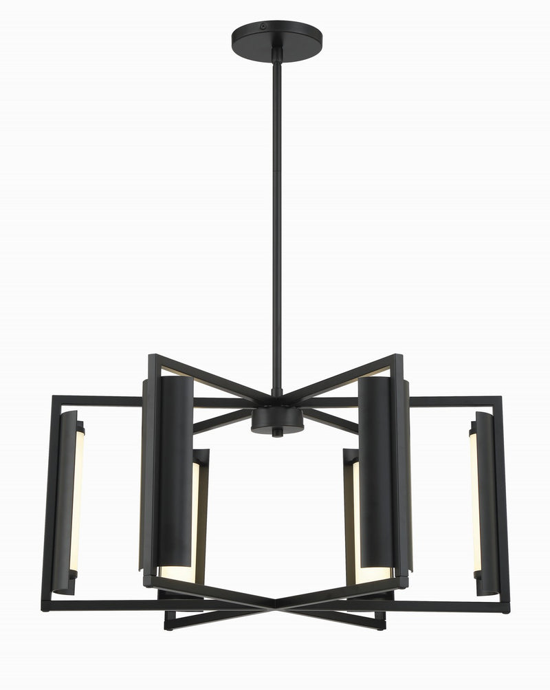 George Kovacs P1558-66A-L LED Pendant, Coal