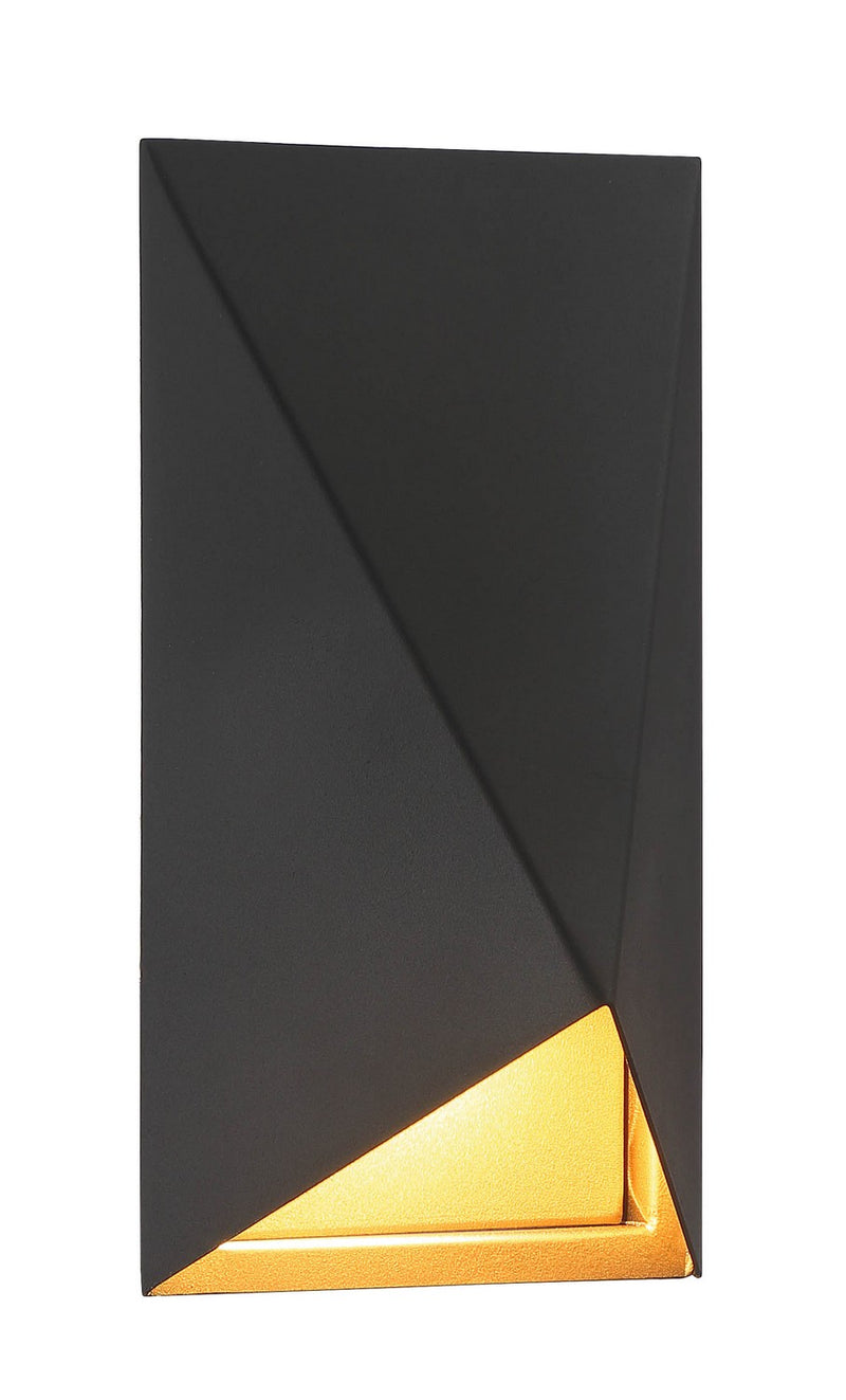 George Kovacs P1620-764-L LED Wall Sconce, Sand Coal And Sand Gold
