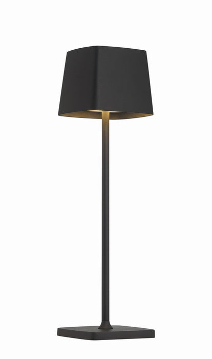 George Kovacs P1665-66A-L LED Table Lamp, Coal