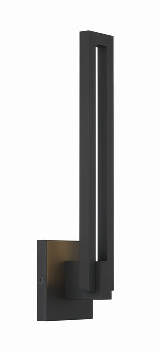 George Kovacs P1712-066-L LED Outdoor Wall Mount, Sand Coal