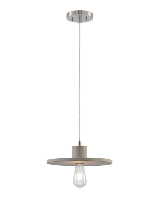 George Kovacs P1883-084C One Light Pendant, Burnished Nickel
