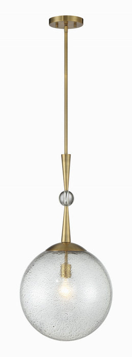 Minka-Lavery 1338-923 One Light Pendant, Oxidized Aged Brass